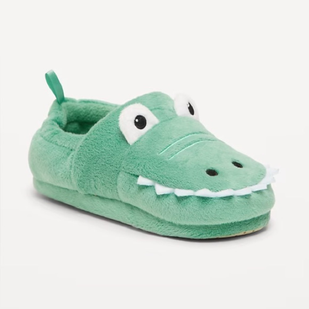 Old Navy Unisex Slippers – Alligator | Toddler XS (5–6)